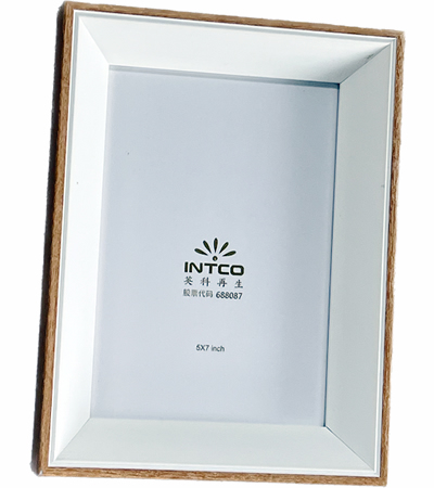 After shows final recycled white product in frame labeled 'INTO